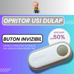 Opritor usi dulap, cu buton invizibil